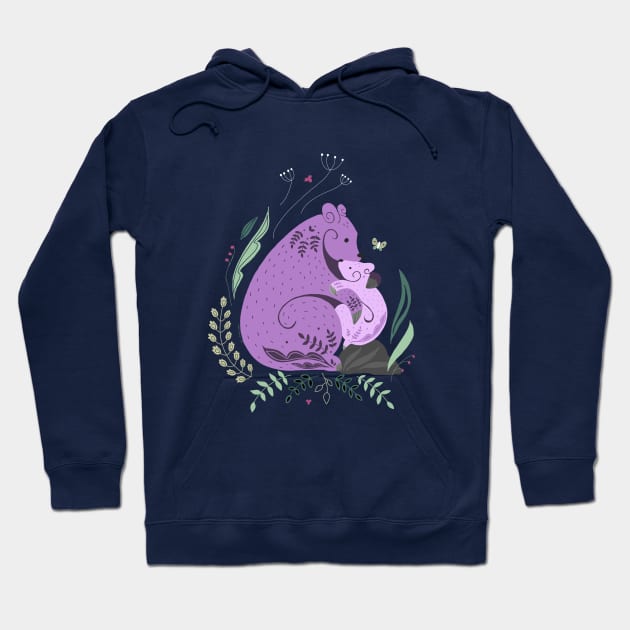 Mama and Baby Bear Hoodie by aliwishes